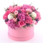 Order Box of Pink Lavish Flowers JuneFlowers.com