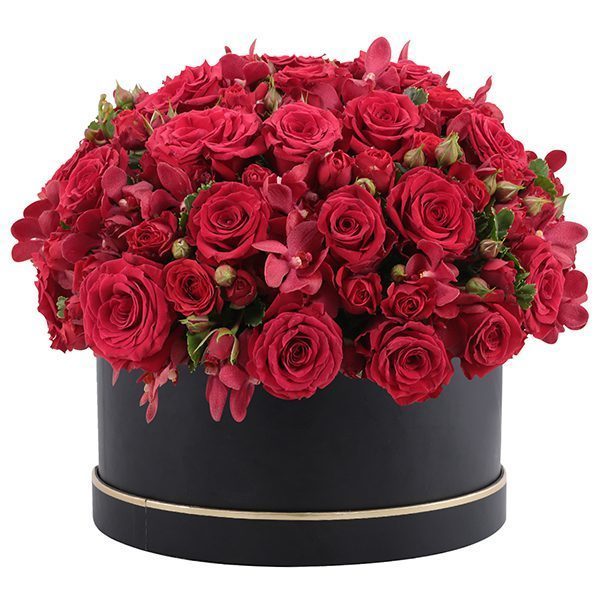 Rose Flower Box Bouquet