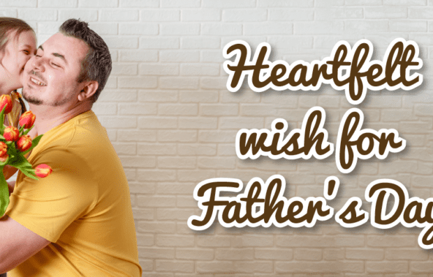 Charming Flowers with Heartfelt wish for Fathers Day main