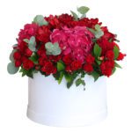 Majestic Blooms in White Box JuneFlowers.com