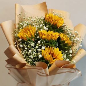 Sunflower in Bangalore: Order Vibrant Bouquets for Delivery | JF Flower Shop