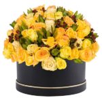 Signature Box of Yellow Roses JuneFlowers.com