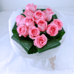 Pink rose hand Bouquet From JuneFlowers.com