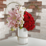 red rose arrangement