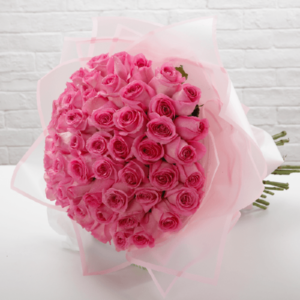 Pink rose hand Bouquet From JuneFlowers.com