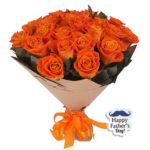 With Love to Dad | Online orange flower Delivery | JuneFlowers.com