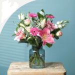 Lilies for you | Online lily in vase Delivery India | JuneFlowers.com
