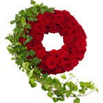 red rose wreathdd