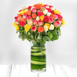 Vibrant work space | Juneflowers.com
