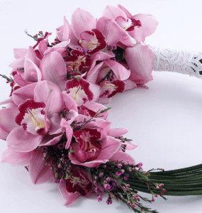 Bridal Bouquet - Cymbidium | Juneflower.com