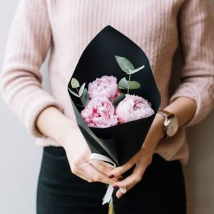 Pink Peonies Bouquet | Juneflowers.com