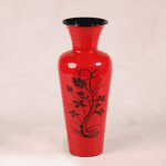 Vintage Red Metallic Vase -Order Designer Metallic Vase