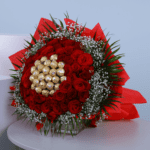 Ferrero Rocher Flower Bouquet - Where Flowers Meet Chocolate Luxury - June Flowers