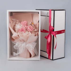 Forever Pink - Preserved Bouquet : Explore Preserved Bouquet in Bangalore | Order Now at June Flowers