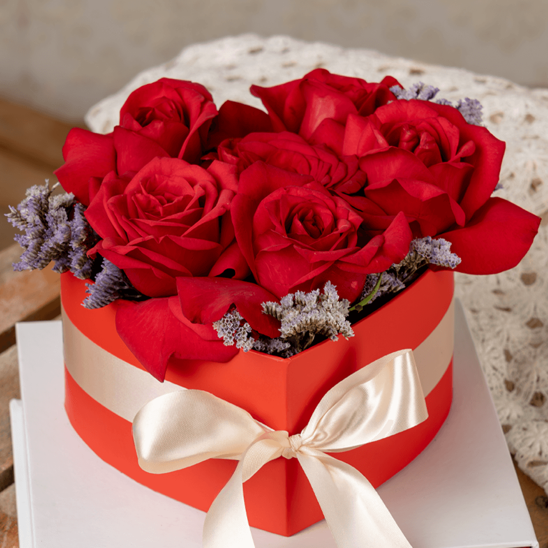 Send Heart and Roses Chocolate - Love Bites by June Flowers
